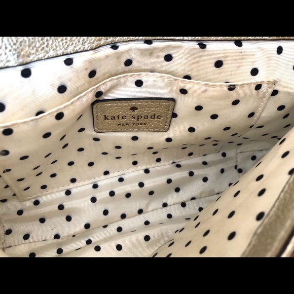 Kate Spade Bow Gold Shoulder Crossbody Bag - Picture 4 of 4